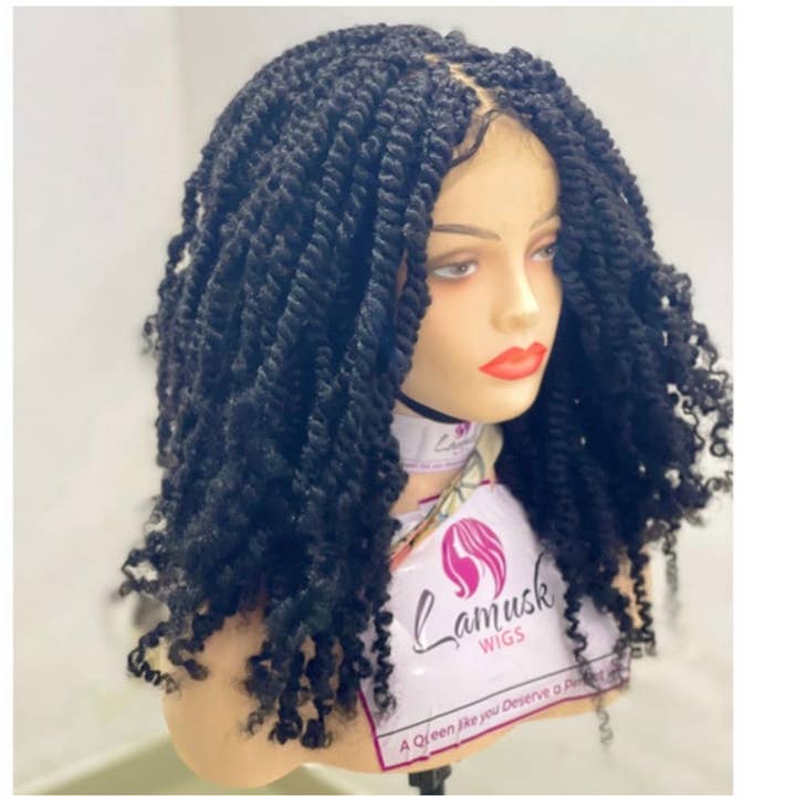 Lamuskwigs – wholesale Wig/hair piece – Spring twist, Passion twist, braided wig, frontal wig,5