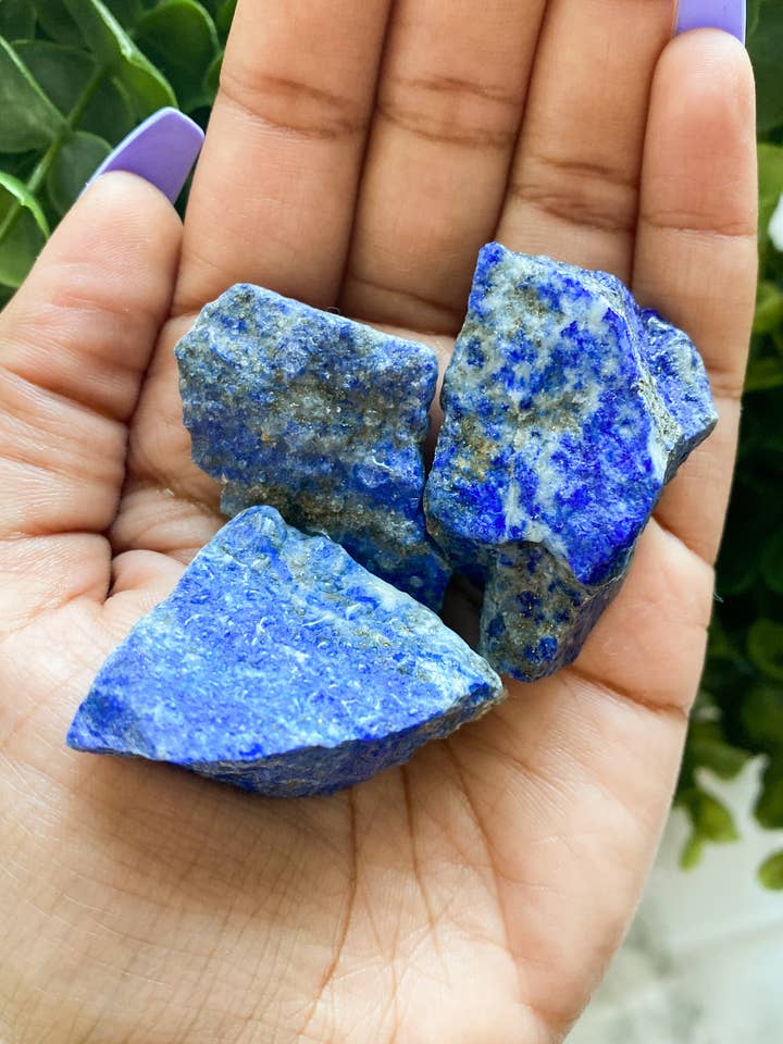 Rough Lapis Lazuli Spiritual Stone for wholesale by Peach and Pixie
