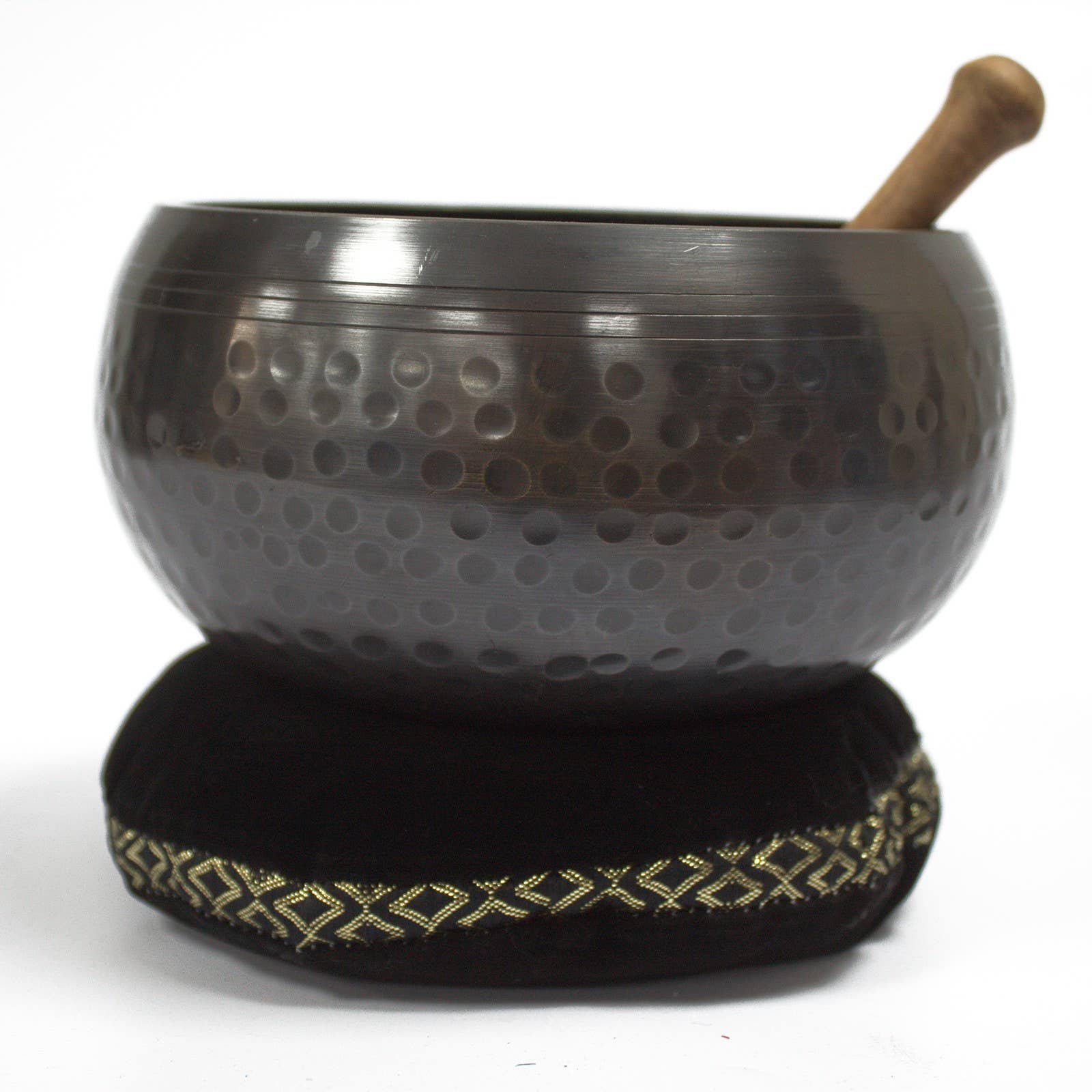 AWGifts Europe – Material de meditação por atacado – Tib-51 - Almofada de Veludo Singing Bowl - 11cm2