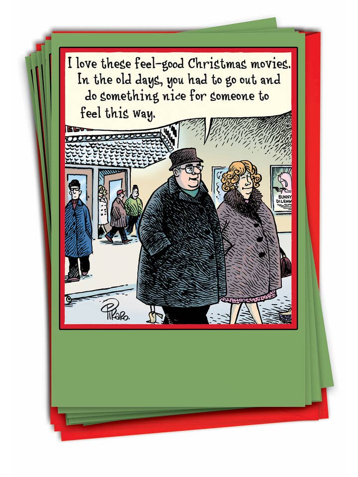 Æske med 12 julekort - Film for engroshandel hos NobleWorks