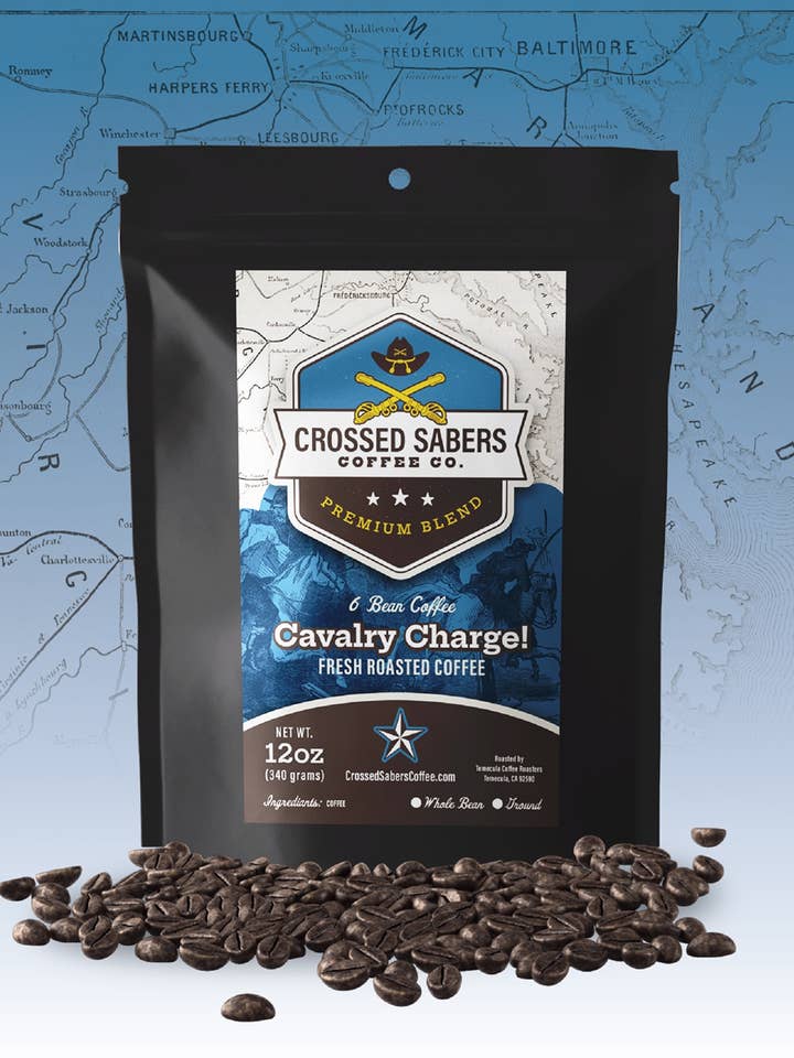 Cavalry Charge! for wholesale by Crossed Sabers Coffee