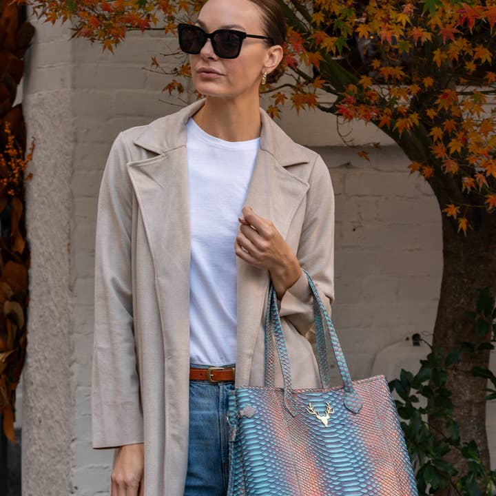 Taxidermy - Wholesale Tote Bag - Women's - Python Liz Traveler Tote6