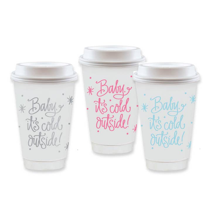 Baby It's Cold Outside | To Go Coffee Cups (ALL) for wholesale by Natalie Chang