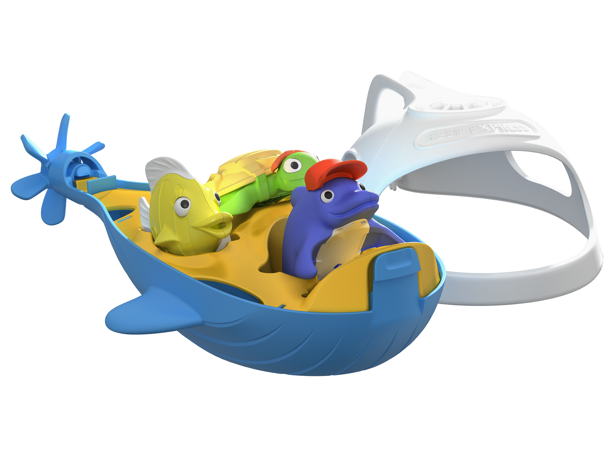 Happy Planet Toys - Wholesale Bath Toy - Baby - Reef Express bath toy set4