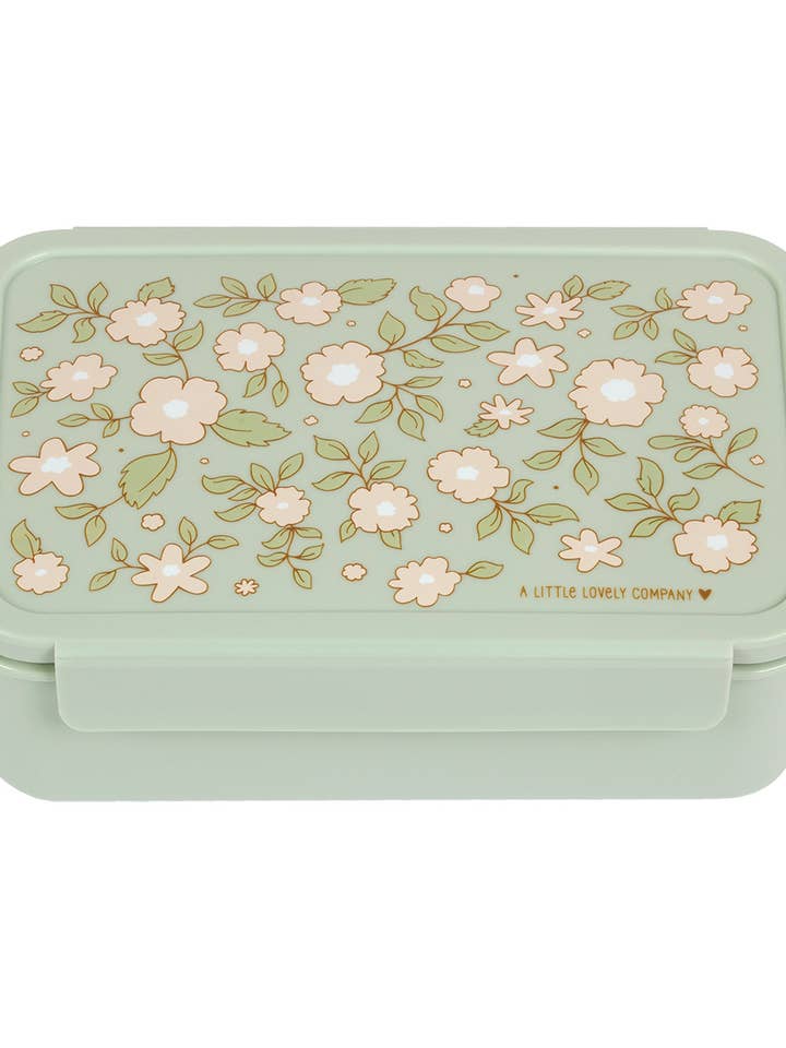Boîte à lunch Bento : Fleurs - sauge pour la vente par A Little Lovely Company