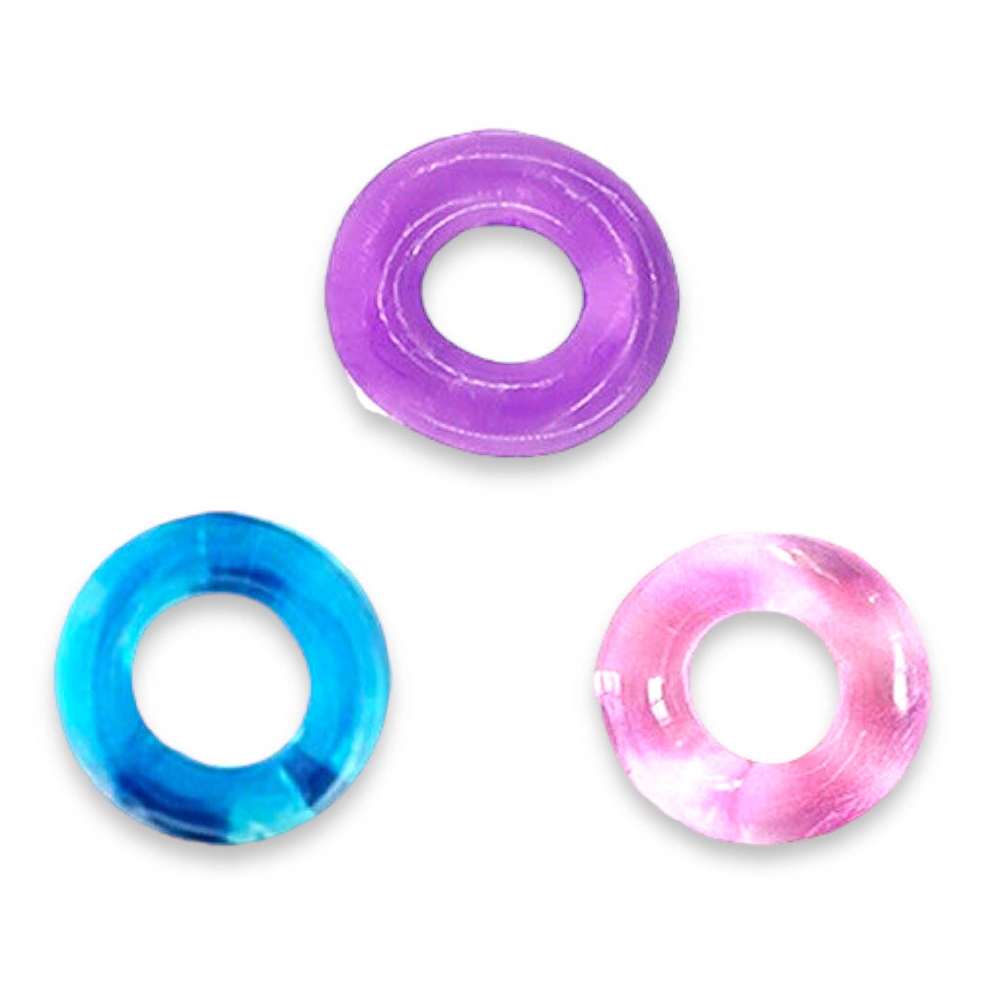 Kinky Pleasure – Großhandel Sexspielzeug – Kinky Pleasure - AX111 - Penisring - 3 Farben - BULK Verpackung4