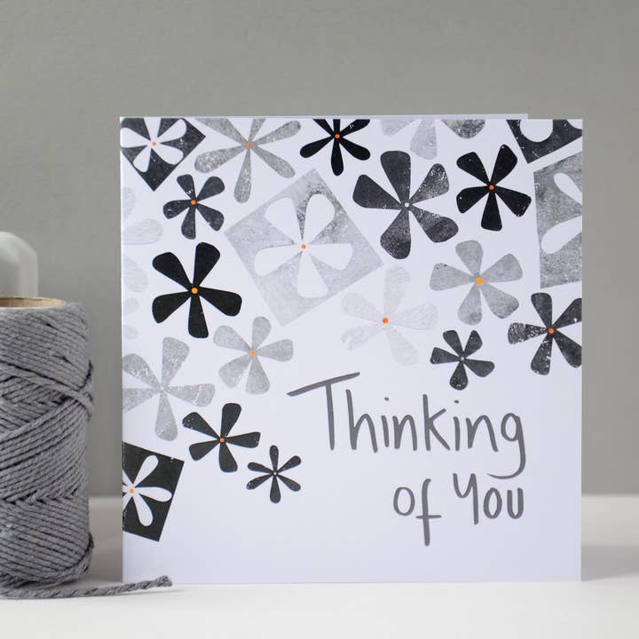 Tarjeta de flores de Pensamiento de Usted para venta al por mayor de Fiona Clabon Illustration