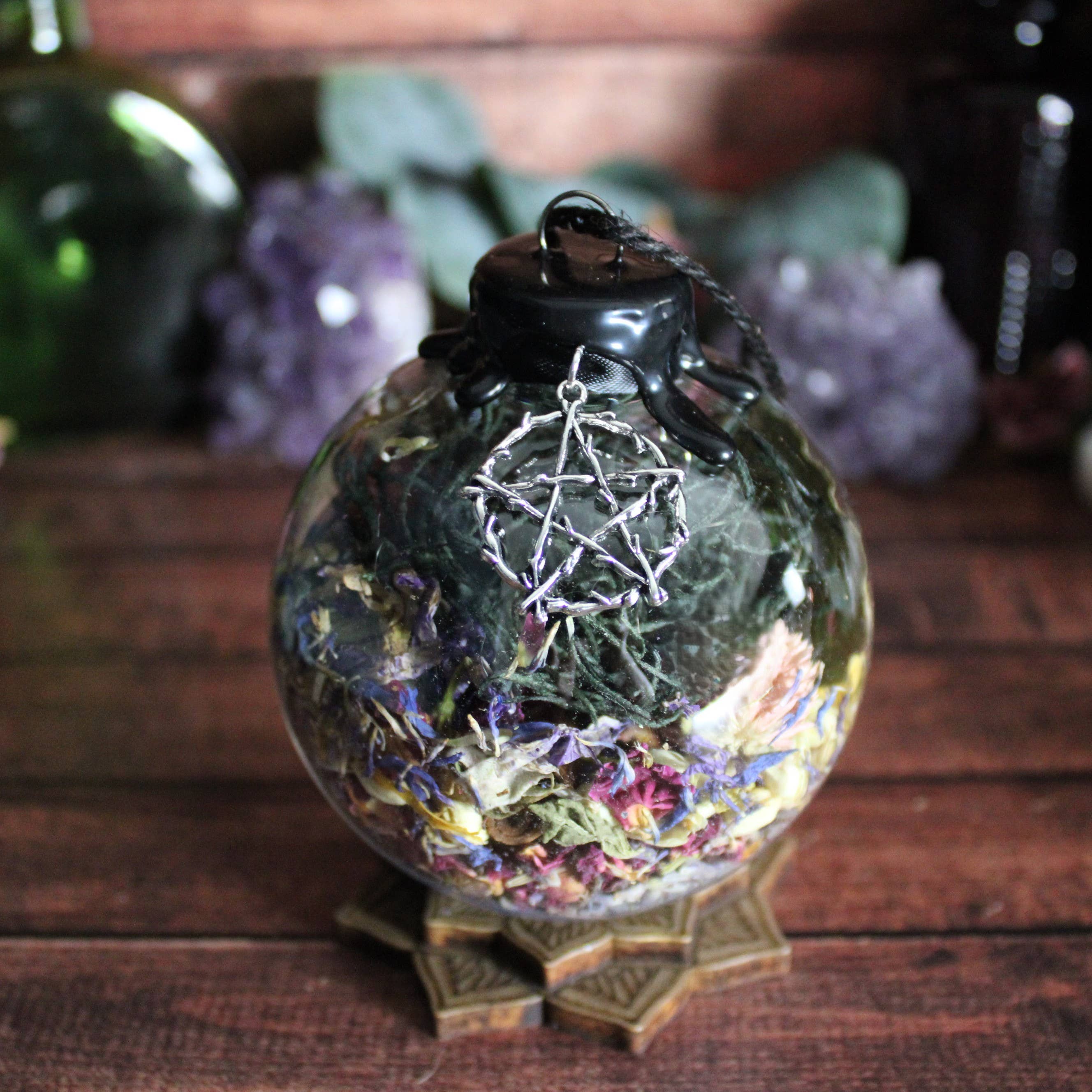 Moondust and Raven - Wholesale Amulet - Protection Witch Ball, Witchy Decor, Altar Decor