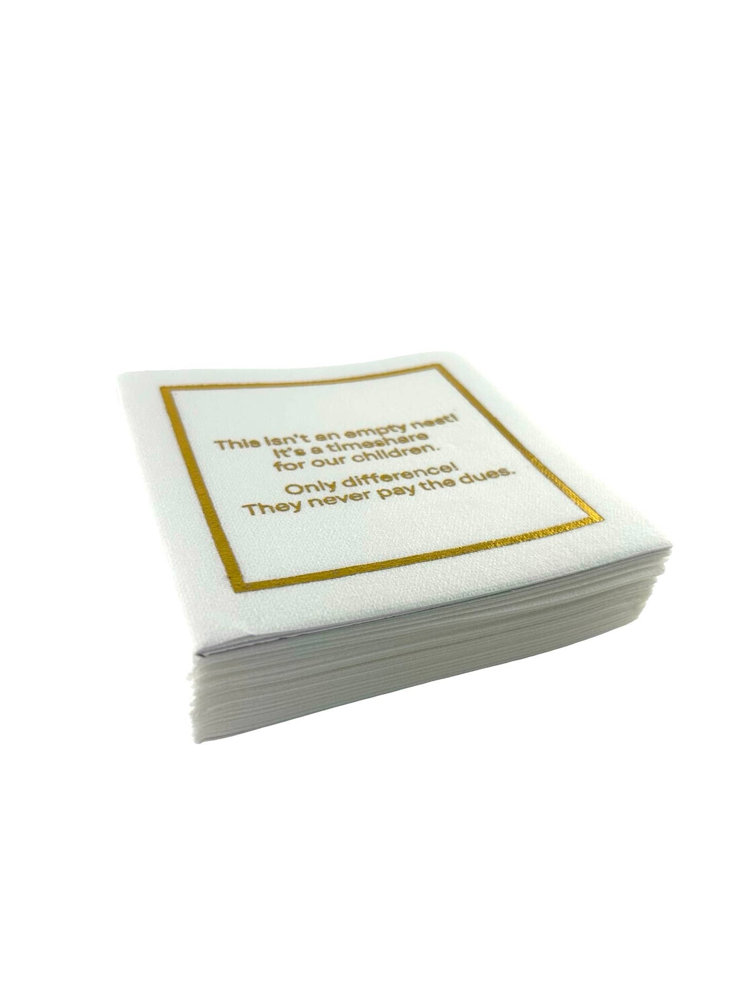 Maven Home - Wholesale Disposable Napkin - Linen-Feel Cocktail Napkins, Empty Nest2