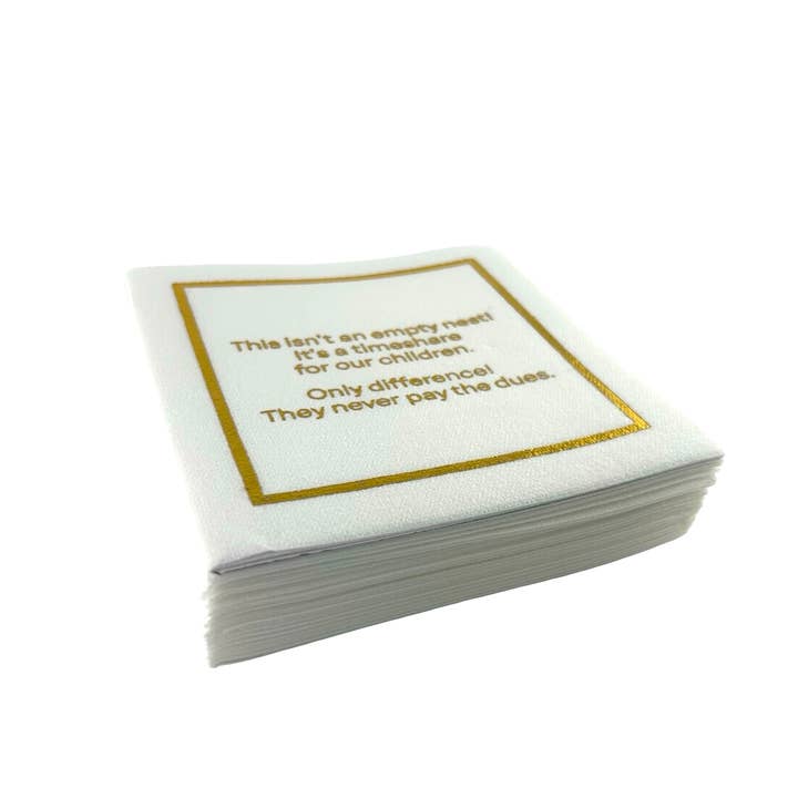 Maven Home - Vente Serviettes jetables - Serviettes de cocktail en lin, Nid vide2