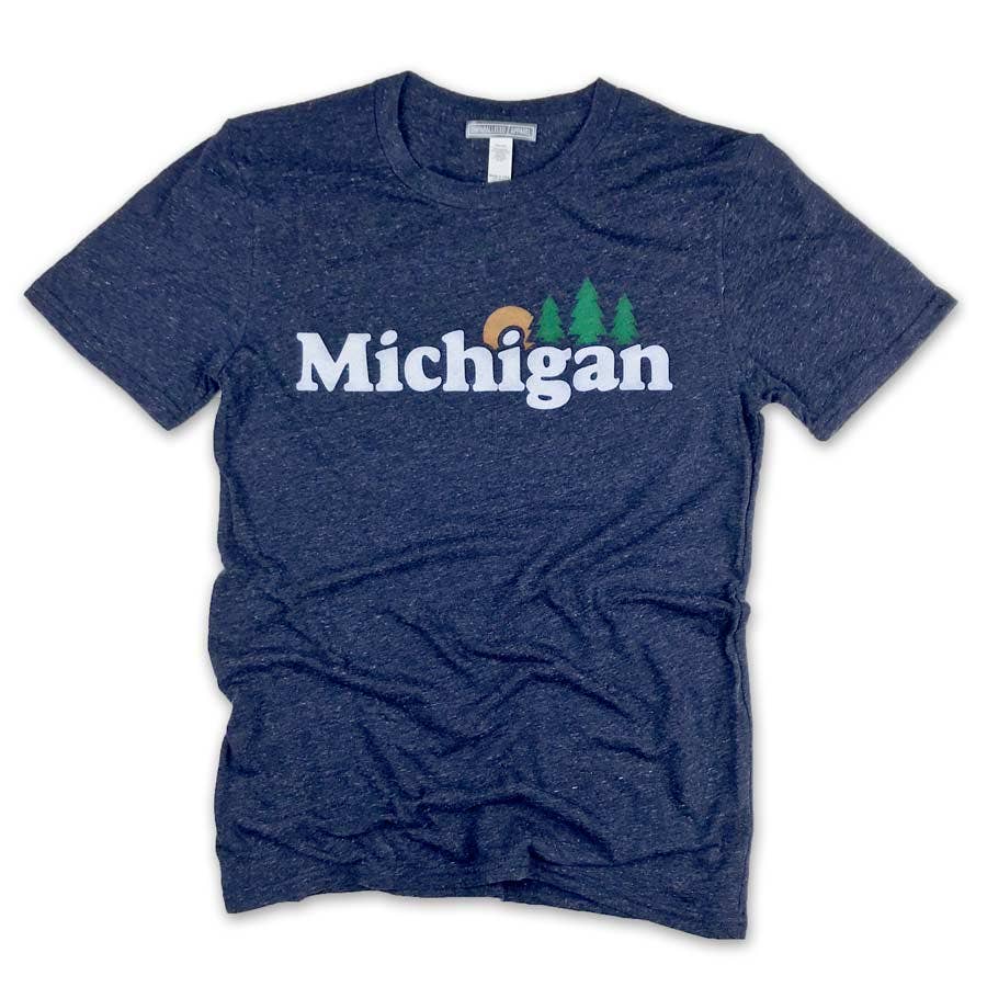 Unparalleled Apparel - Wholesale Screen Printed T-Shirt - Unisex - Michigan Classic T-Shirt0