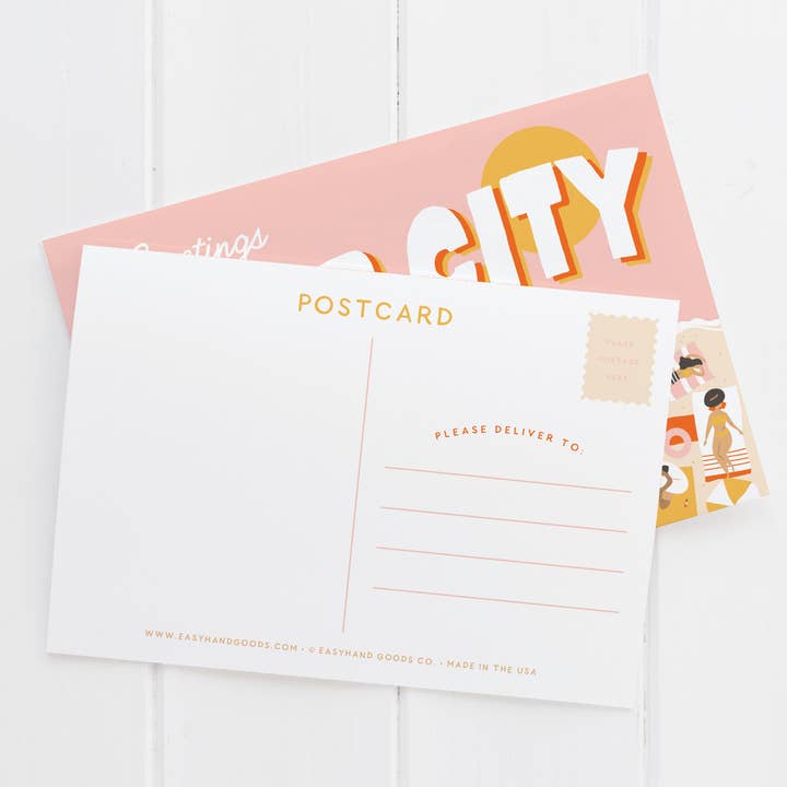 Easyhand Goods – formerly Onderkast - Wholesale Postcard - Custom Beach Town Postcard1