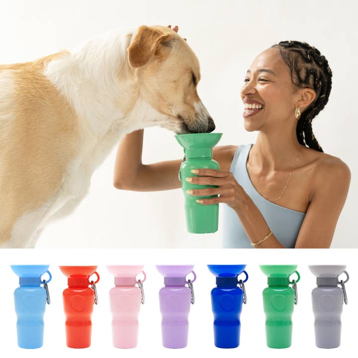 Springer Pets - Wholesale Pet Water Bottle - Dog - Dog Travel Water Bottle, 22oz, Classic (12 Pack)