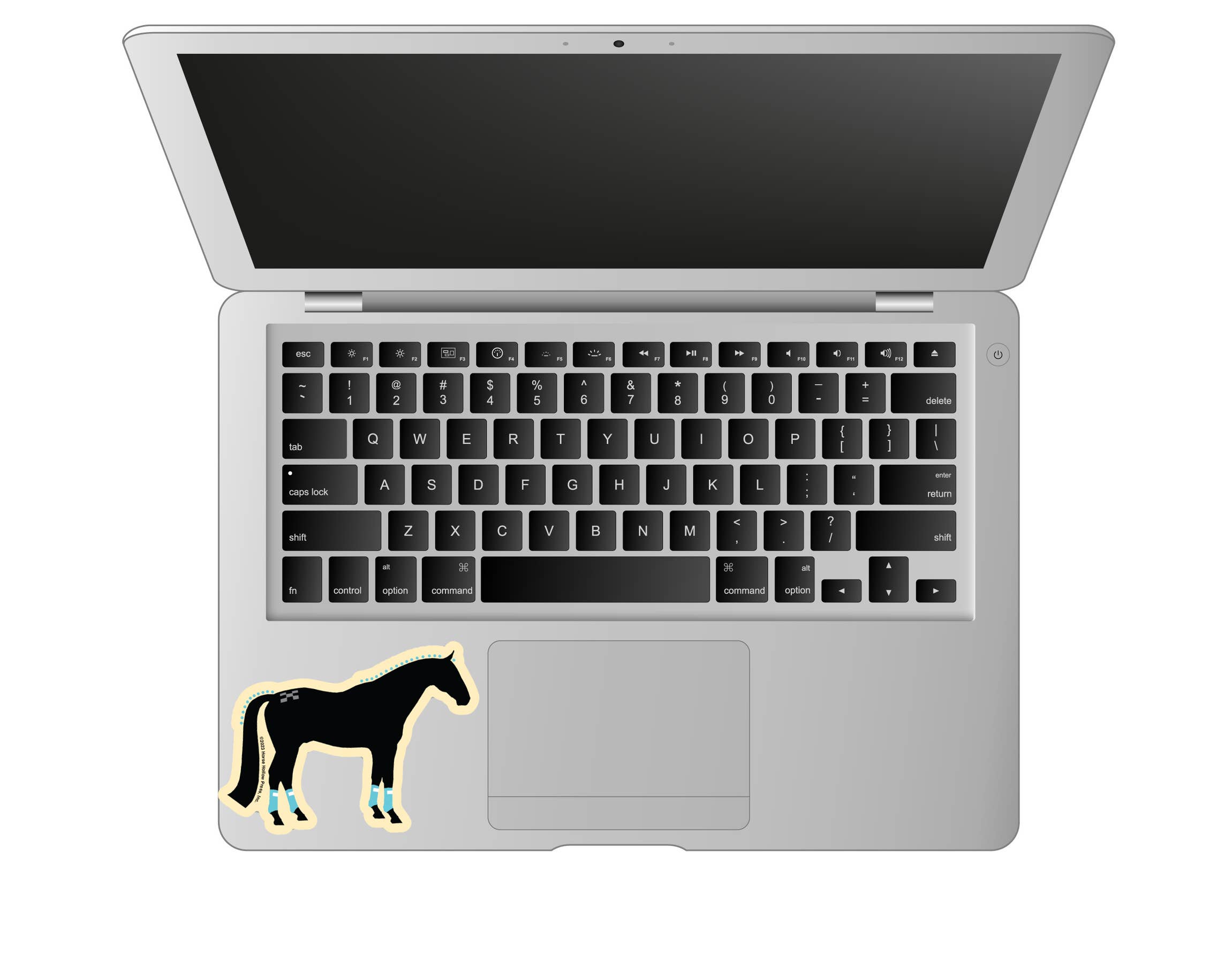 Horse Hollow Press - Wholesale Sticker - 3" Tumbler Horse Sticker / Show Horse Wraps / WATERPROOF11
