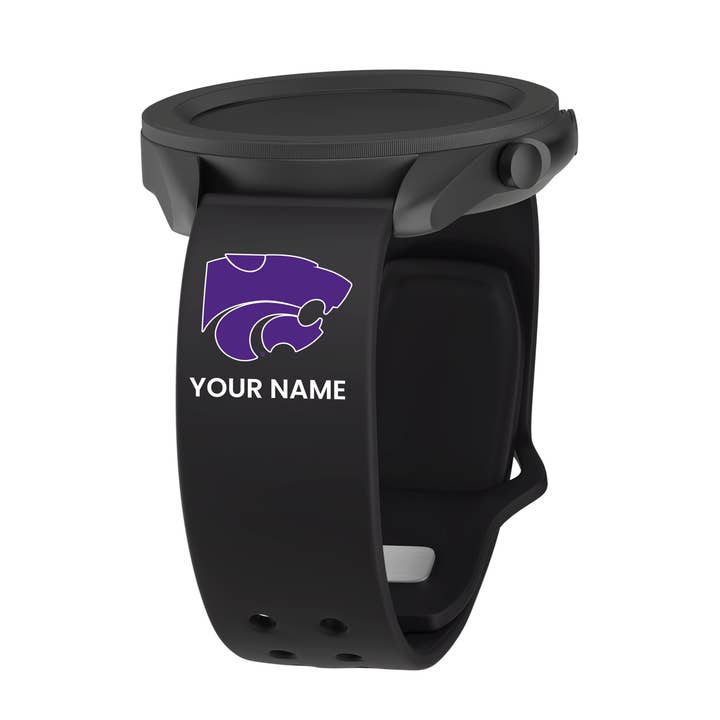 Kansas State Wildcats Anpassat Namn HD Klockarmband för Samsung, Garmin, Fossil och fler för wholesale av Affinity Bands