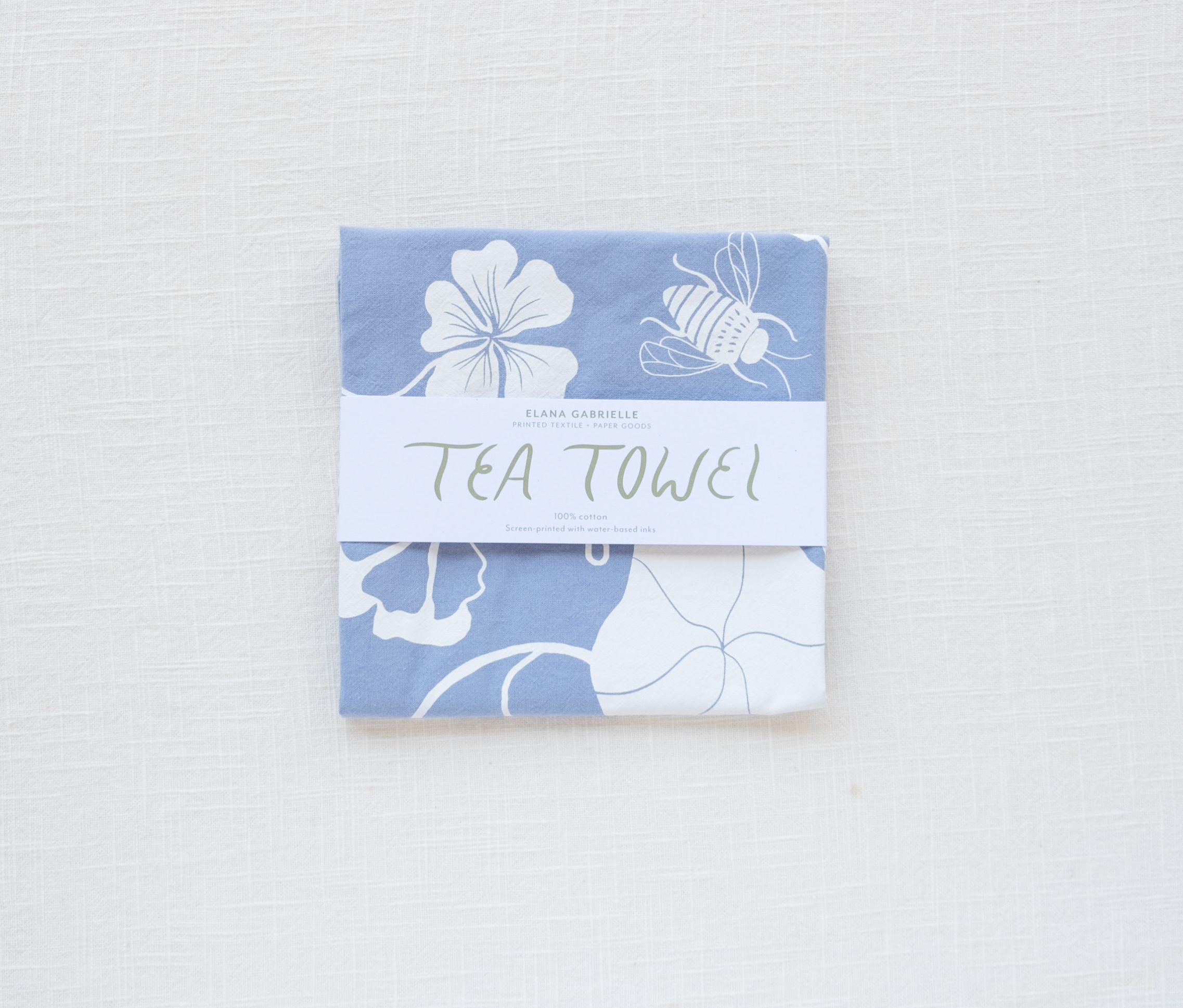 Elana Gabrielle - Wholesale Tea Towel - Nasturtiums Cotton Tea Towel - Nature-Inspired Kitchen Towel1