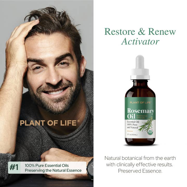 Plant of Life – Großhandel Ätherisches Öl – Ätherisches Rosmarinöl für Aromatherapie für Haare, Haut und Nägel4