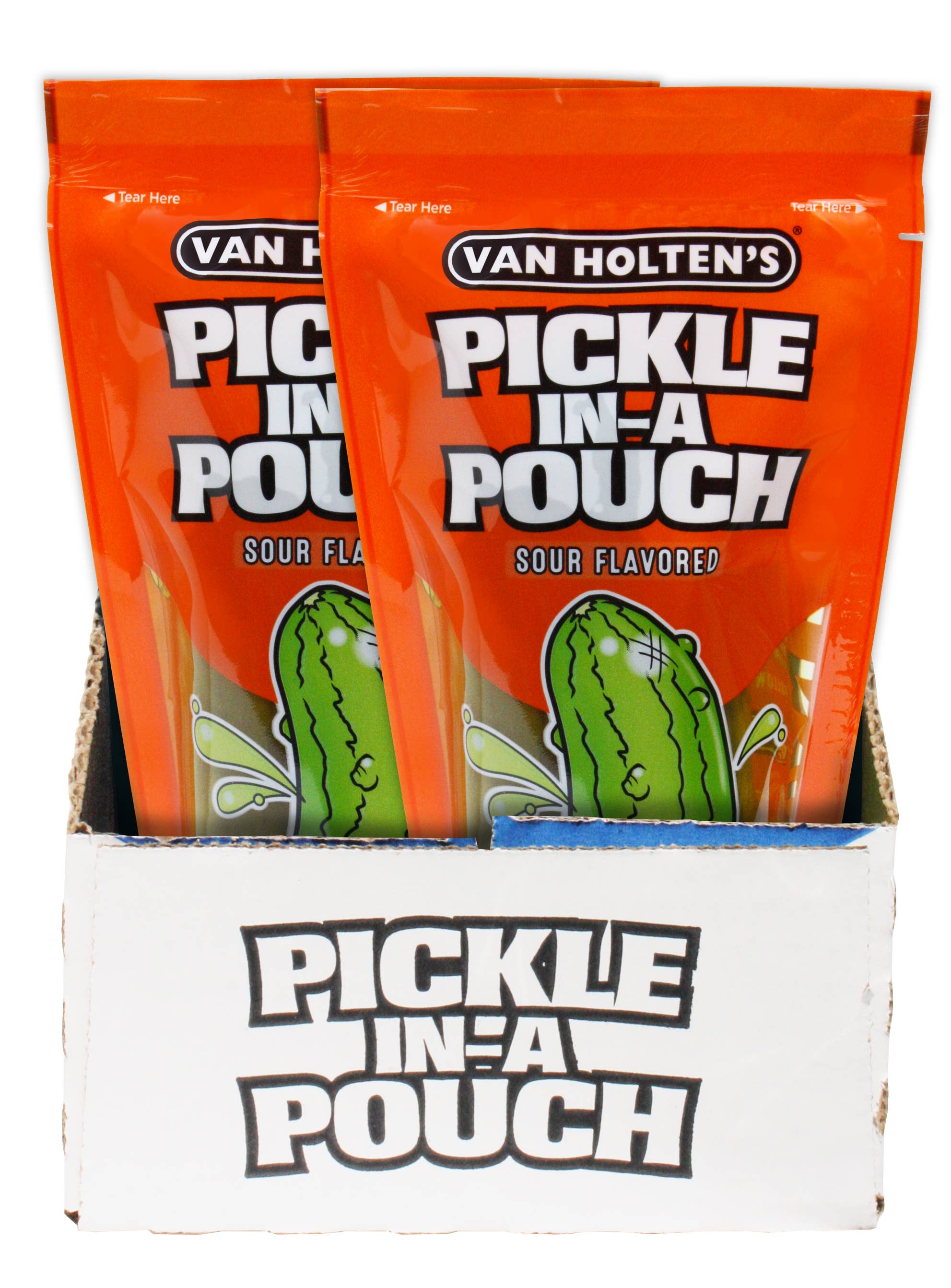 Van Holten's - Wholesale Pickled Vegetables - Van Holten's Large Sour Pickle-In-A-Pouch, 12ct Case3