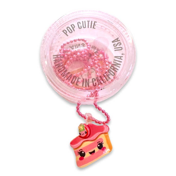 Pop Cutie Kawaii Strawberry Cake Kids Necklaces - Handmade for wholesale by Pop Cutie Accessories & Gifts - Europe