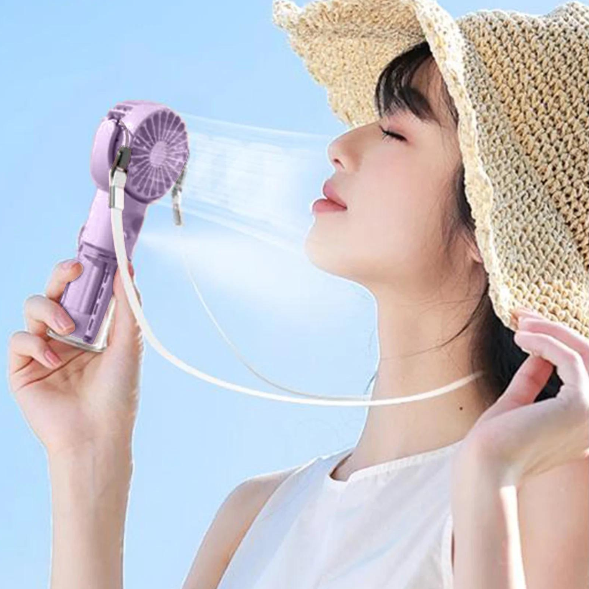 K & S WHOLESALE INC - Wholesale Small/Handheld Appliance - 6.1" Spray Hand Fan 24 PC/CS9