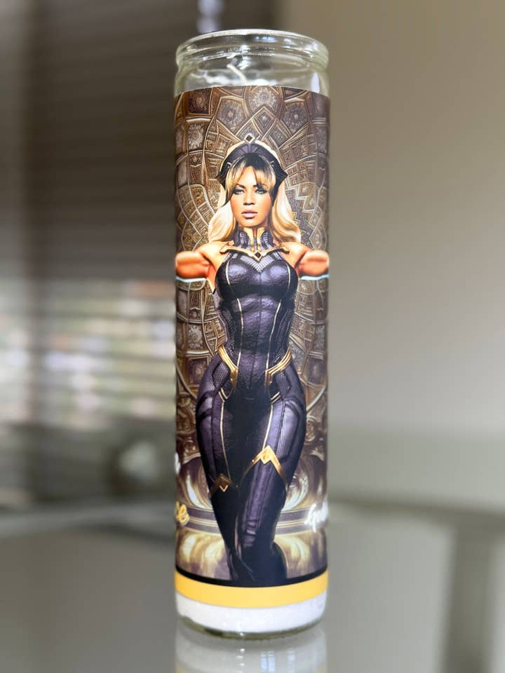 Queen Beyoncé ~ Goddess of the Stage ~ Concert Candle for wholesale by Fan Faithful