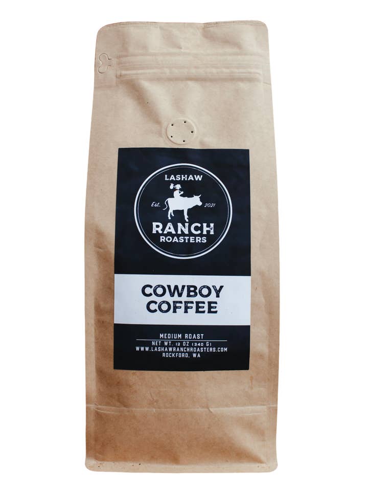 Cowboy Coffee for wholesale by LaShaw Ranch Roasters