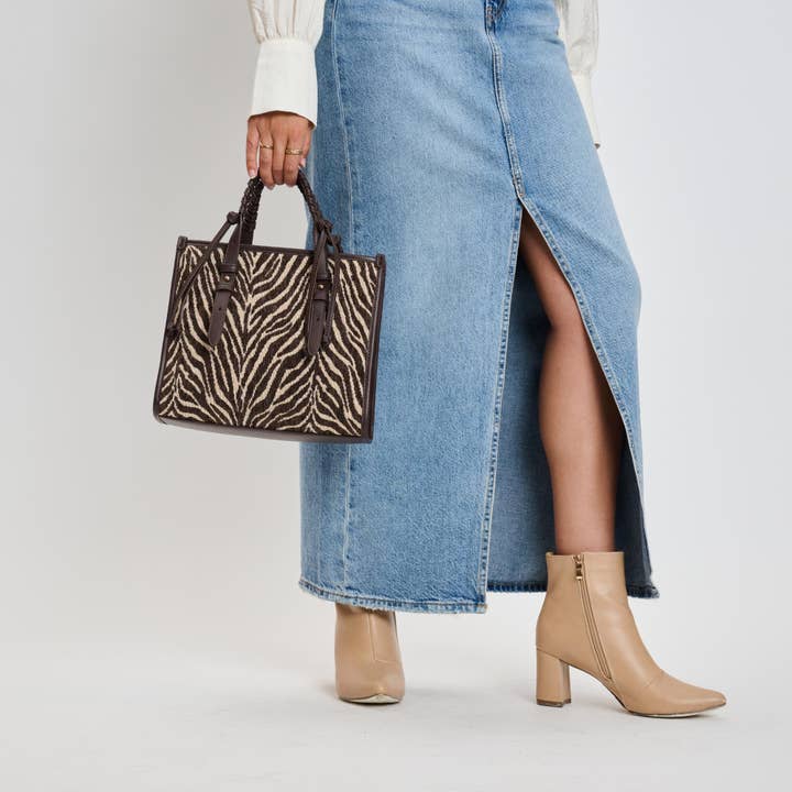 Moda Luxe – wholesale Top handle bag – women's – Dinsdale Zebra Print Crossbody10