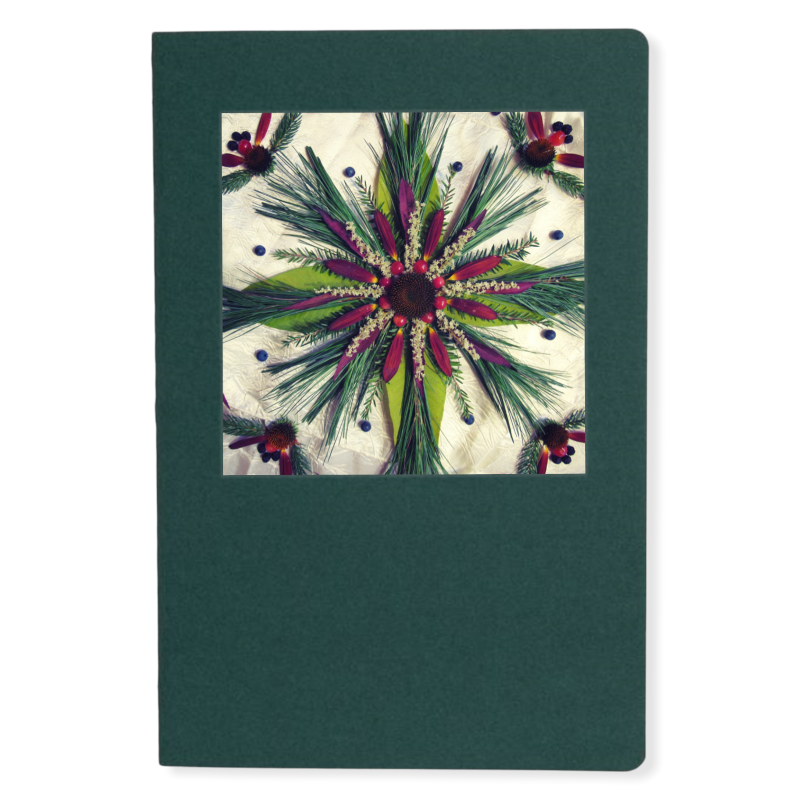 Nature Mandala Art - Wholesale Notebook - Nature / Flower Mandala LG Notebooks:: Earth Tones Designs7