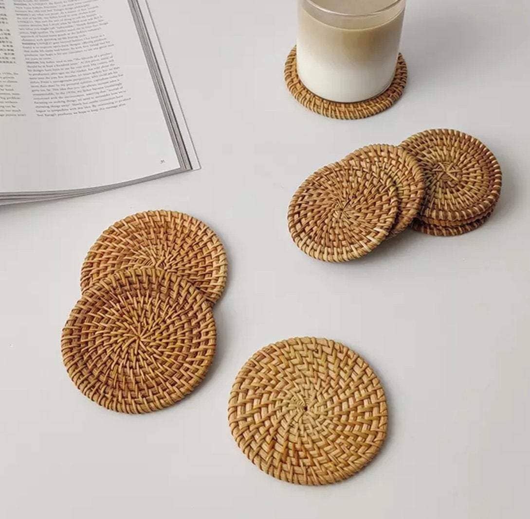 Delmar Decor - Wholesale Coasters - Rattan Coasters2
