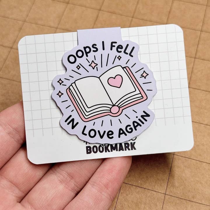 Oops, I Fell in Love Again | Magnetic Bookmark for engroshandel hos Stickiply