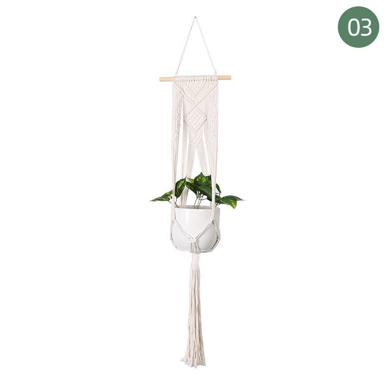 Homerely (We Cover All Import Duties) - Wholesale Hanging Planter - Handmade Macrame Plant Hangers (Plants and pots excluded)2