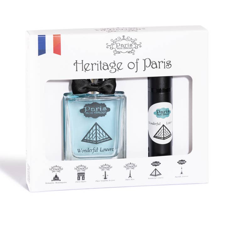 PARIS MON AMOUR Wonderful Louvre 50 ml + Spray 9 ml Perfume pour la vente par Paris mon Amour