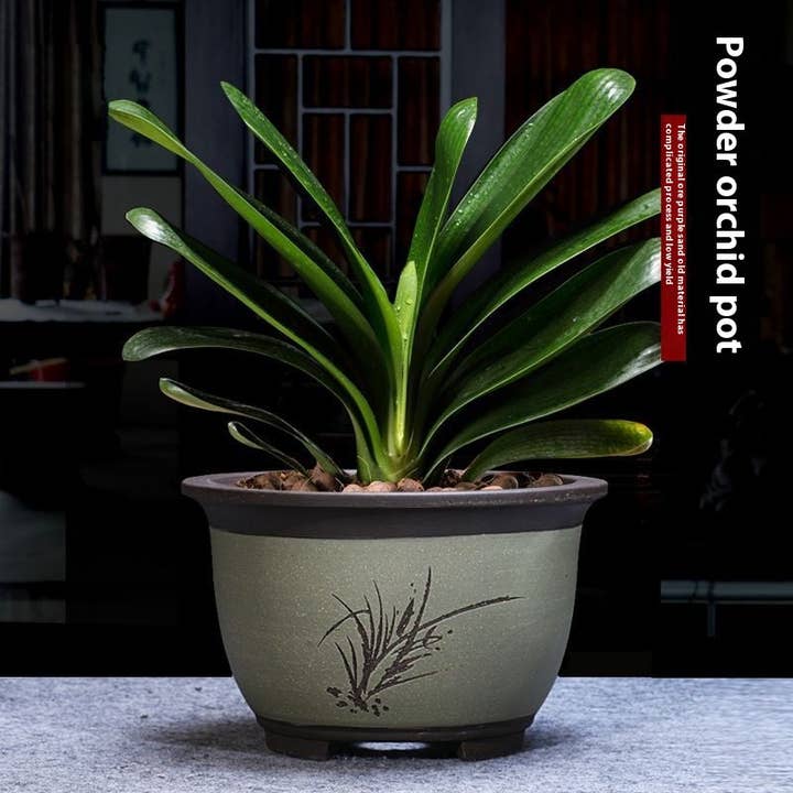 Pot de fleur en sable violet pour la vente par Rooted Treasures Farms