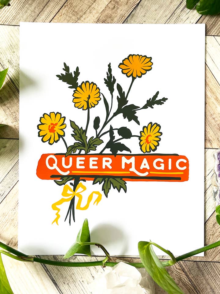 Queer Magic : Impression artistique pour la vente par Fabulously Feminist