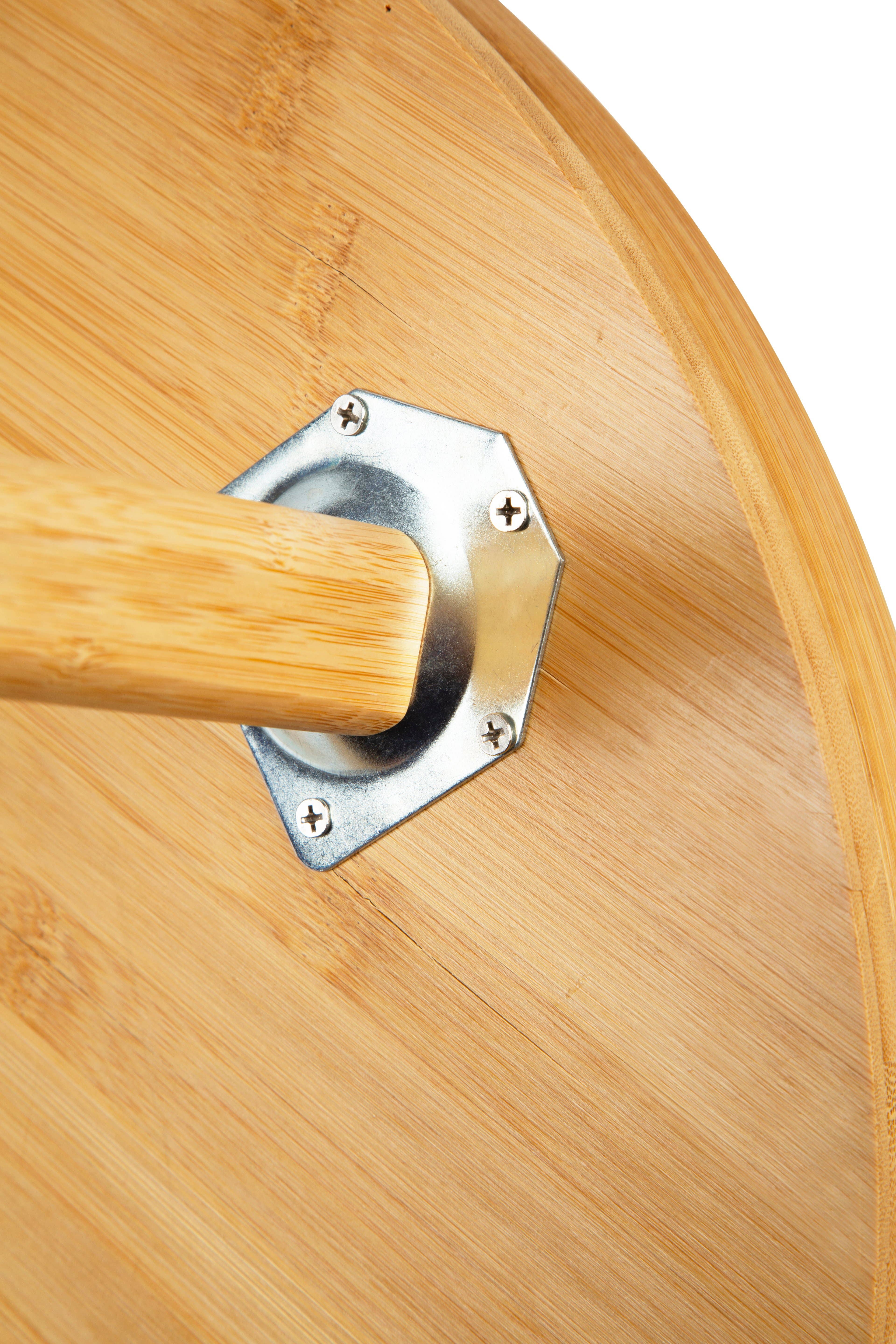 Bergamaschi & Vimercati S.p.a. - Wholesale Side Table - Havana Bamboo & Glass Coffee Table 48x48x44 cm Multicolor8