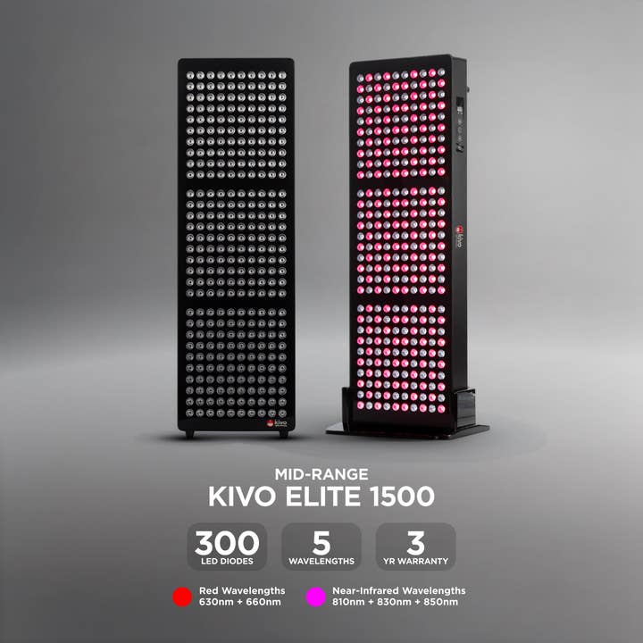 Kivo Elite 1500 : Panneau de thérapie par lumière rouge de grande taille et de qualité supérieure pour la vente par Kivo Red Light Therapy