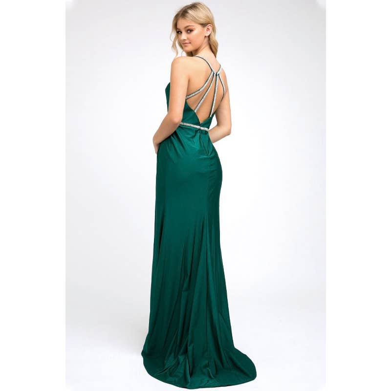 Juliet - Wholesale Gown - Women's - RUCHED BODICE FITTED PROM EVENING GOWN15
