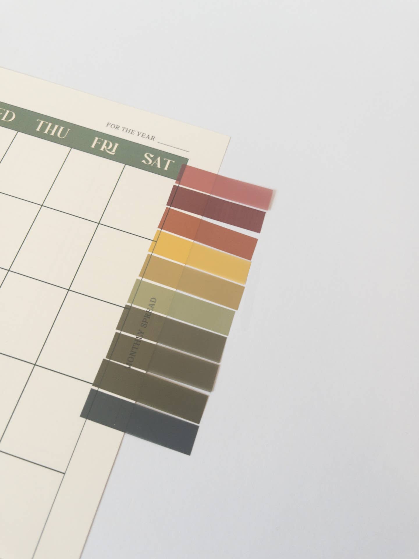 Ponder Paper Co – Engroshandel Bogmærke – Selvklæbende indexfaner og A5 bogmærke1