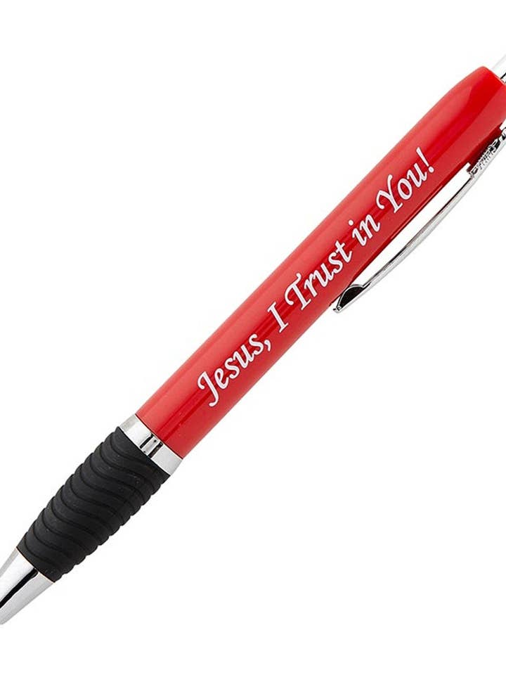 DIVINE MERCY BANNER PEN -THREE O'CLOCK PRAYER for wholesale by SAN JUDITAS RELIGIOUS ARTICLES
