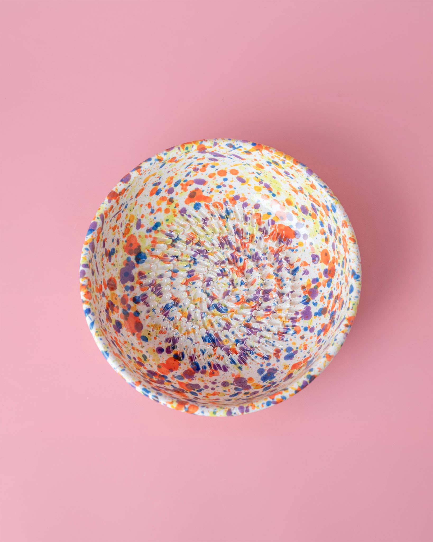 Alfar Tierra Cocida – Großhandel Reibe – Reibeteller aus Keramik, Größe M, Carnival 1