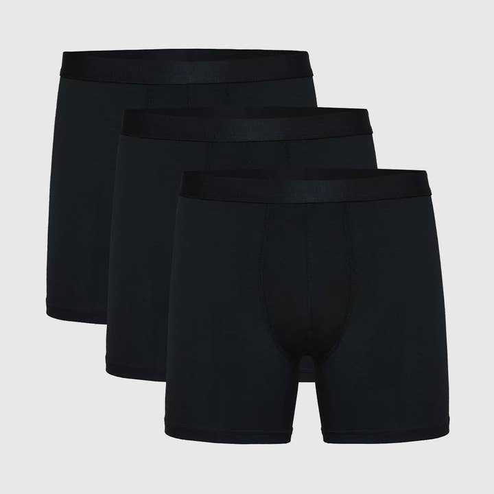 Black Boxer Briefs 3-Pack for wholesale by True Classic