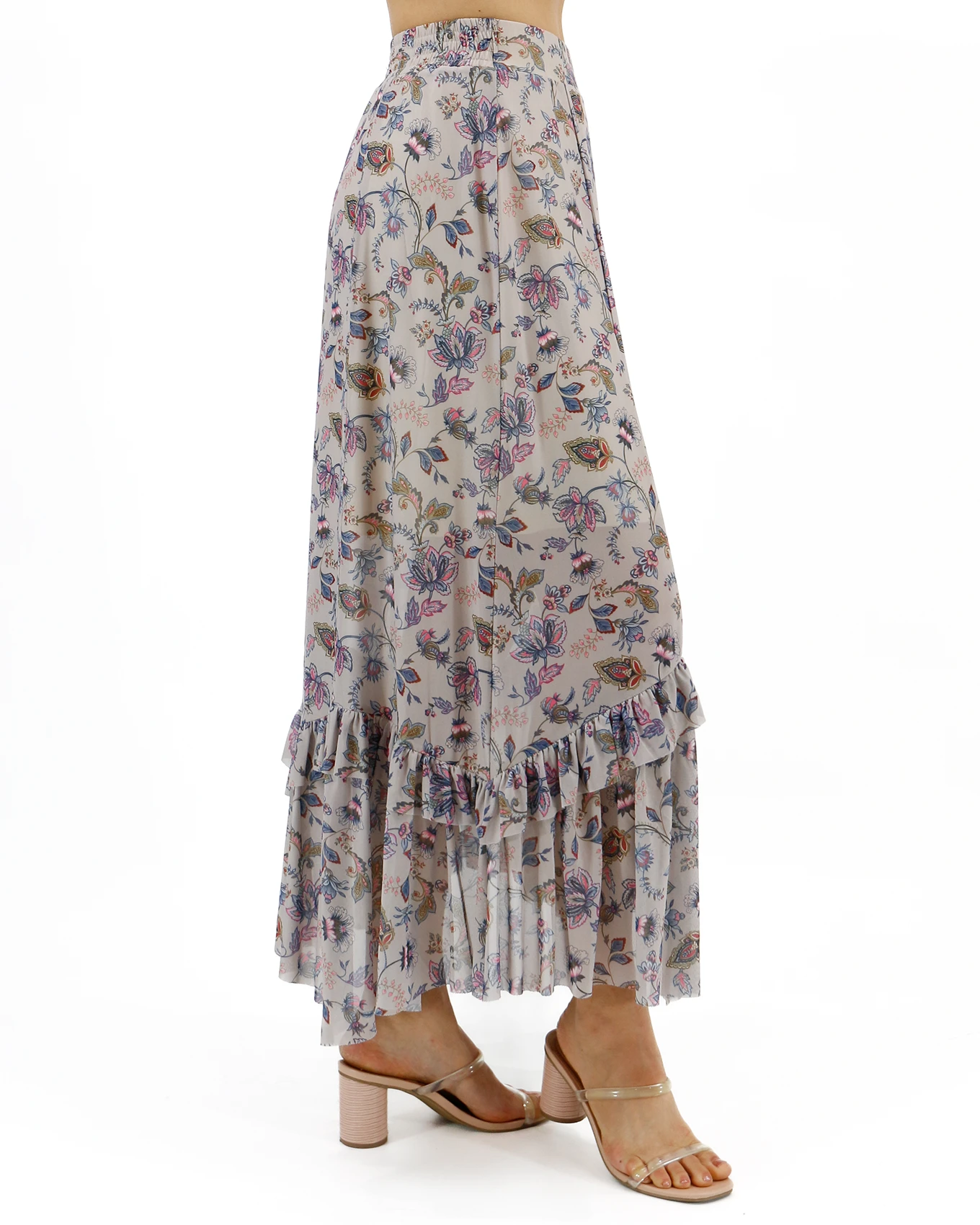 Mesh Floral Maxi Skirt for wholesale on Faire5