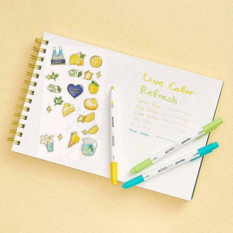 LULUFUNSTUDIO – wholesale Pen – Monami Colourful 6 pen set1