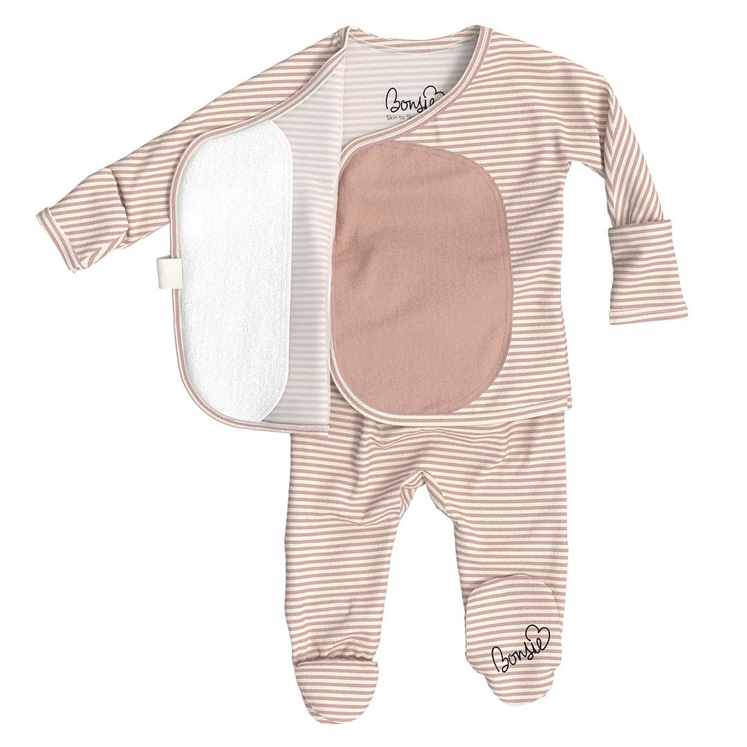 Bonsie Skin to Skin Babywear - Wholesale Bodysuit (Footed) - Baby - Footie - Berry Twist1