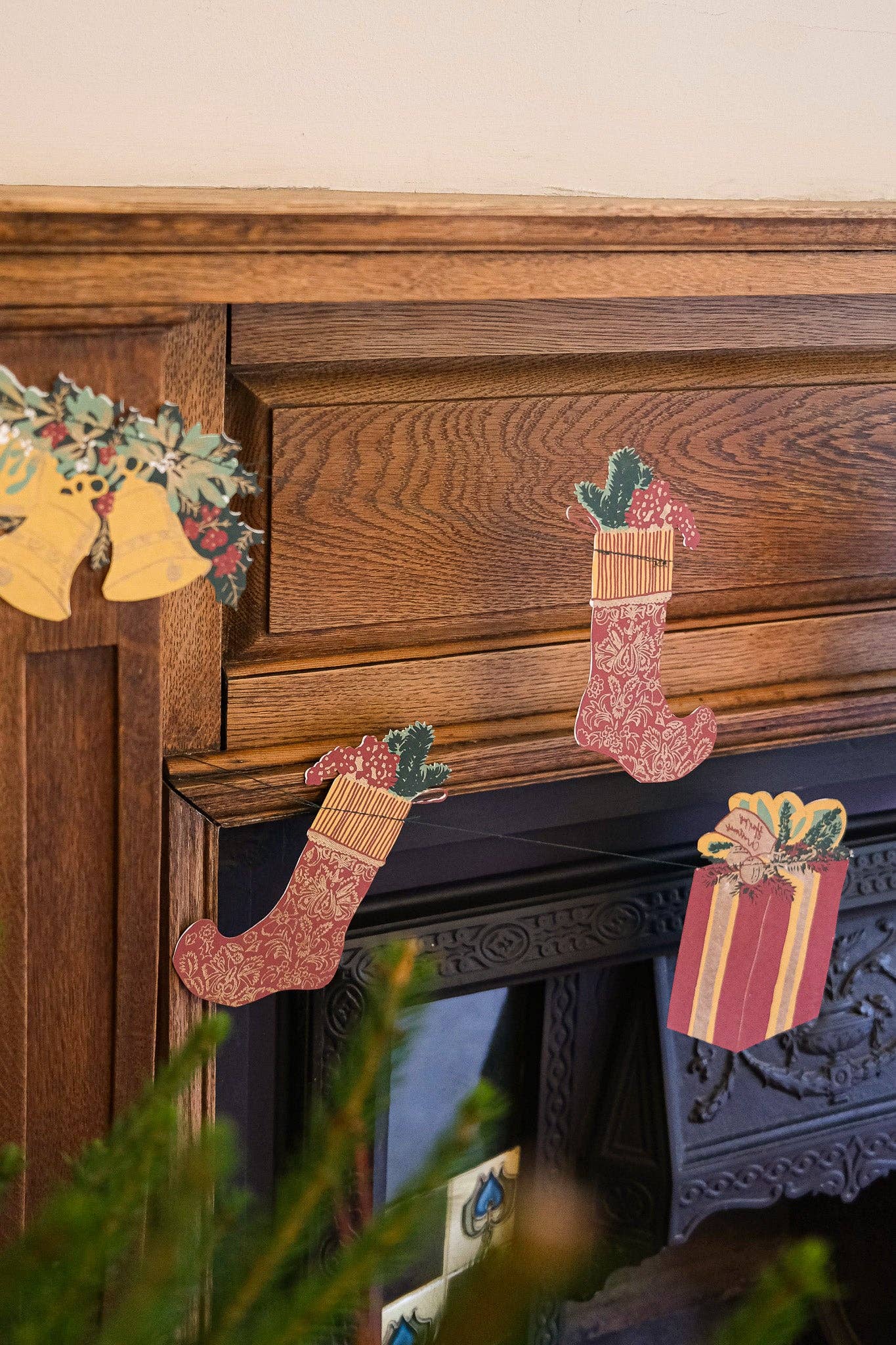 East End Press – wholesale Bunting/garland – Christmas Sewn Garland6