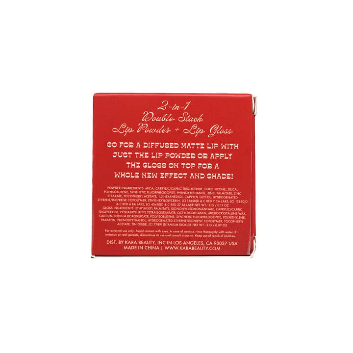 Kara Beauty - Wholesale Lipstick - CABOODLE KISSES - WILDLY RED