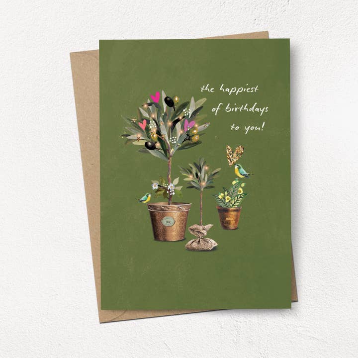 Oliventræers lykkeligste fødselsdag for engroshandel hos Stephanie Davies