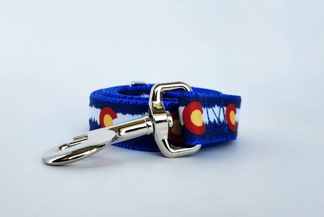 Rocky Mountain Hound - Wholesale Pet Collar - Dog - 1" Blue Colorado Dog Collar, Leash, or Martingale3