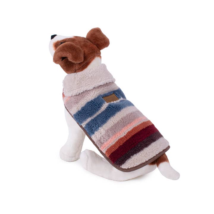 Carolina Pet Company - Wholesale Pet Coat - Dog - Pendleton Adjustable Berber Dog Coat - Serape Rosewood