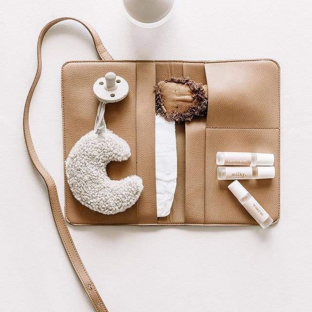 BAISIK - Wholesale Nappy bag – Baby - Nappy Wallet Tan1